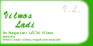 vilmos ladi business card